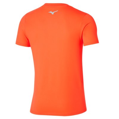 Camisa Mizuno Athletics Estampados Tee Hombre Naranjas - Chile M349SJNQMV